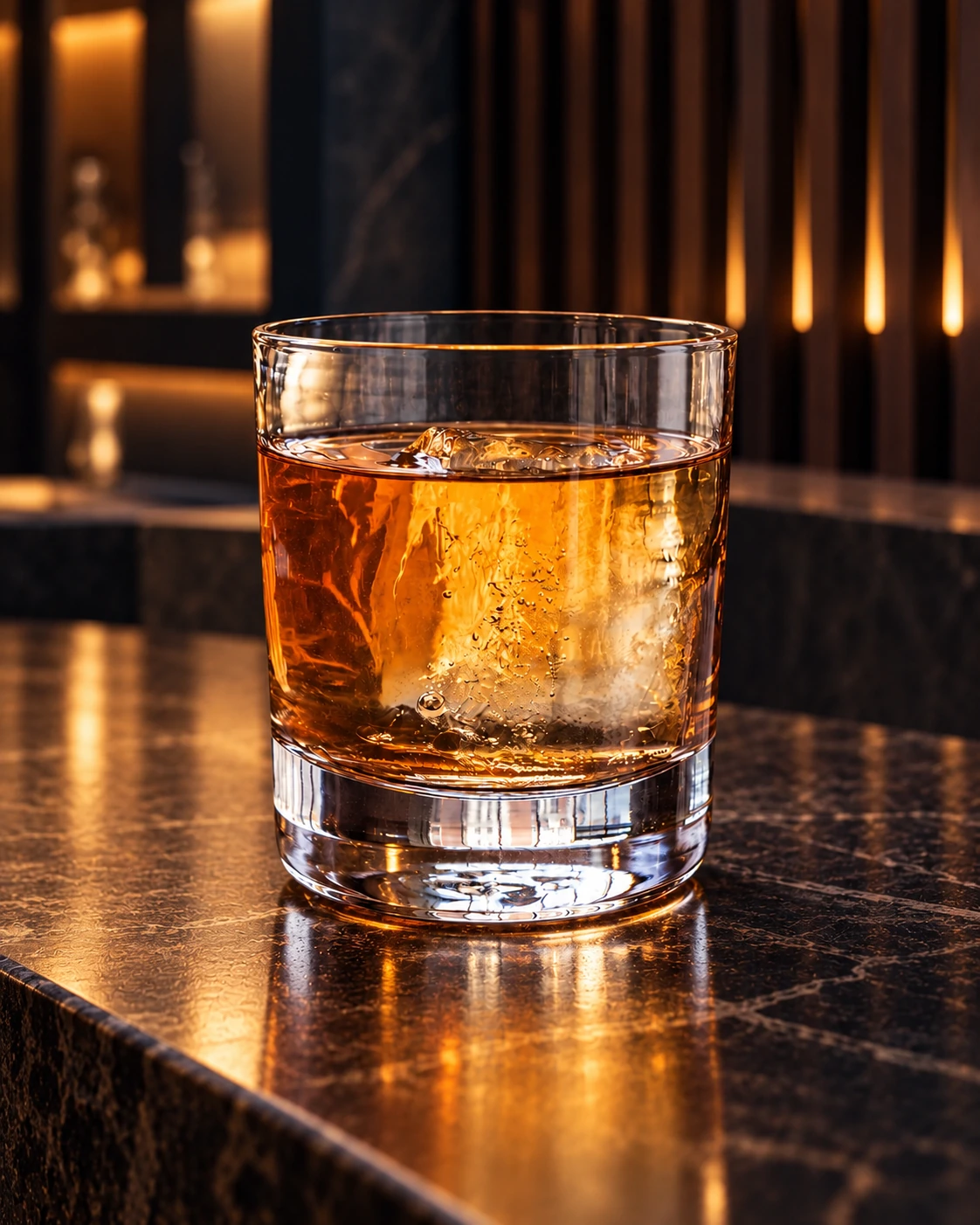 Low whisky tumbler in Private bar
